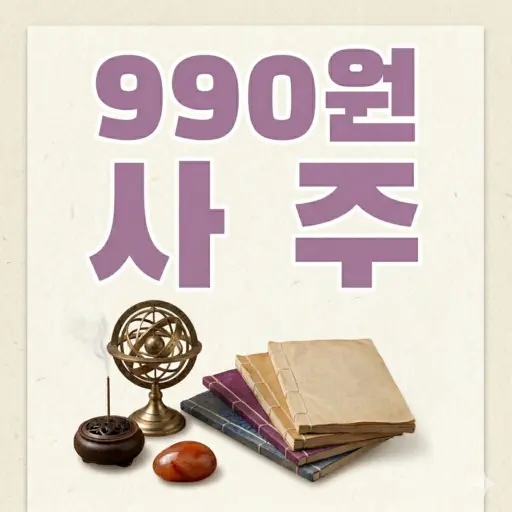 990원 사주풀이 상품 이미지